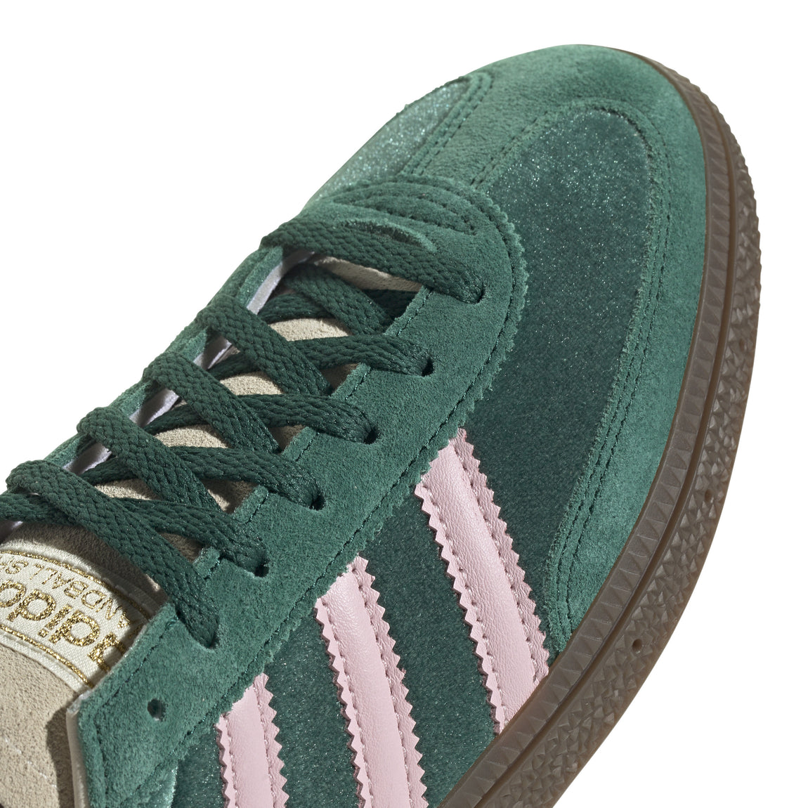 Women's Adidas Handball Spezial (Collegiate Green/Clear Pink/Cream White) - Women's Adidas Handball Spezial (Collegiate Green/Clear Pink/Cream White) - 