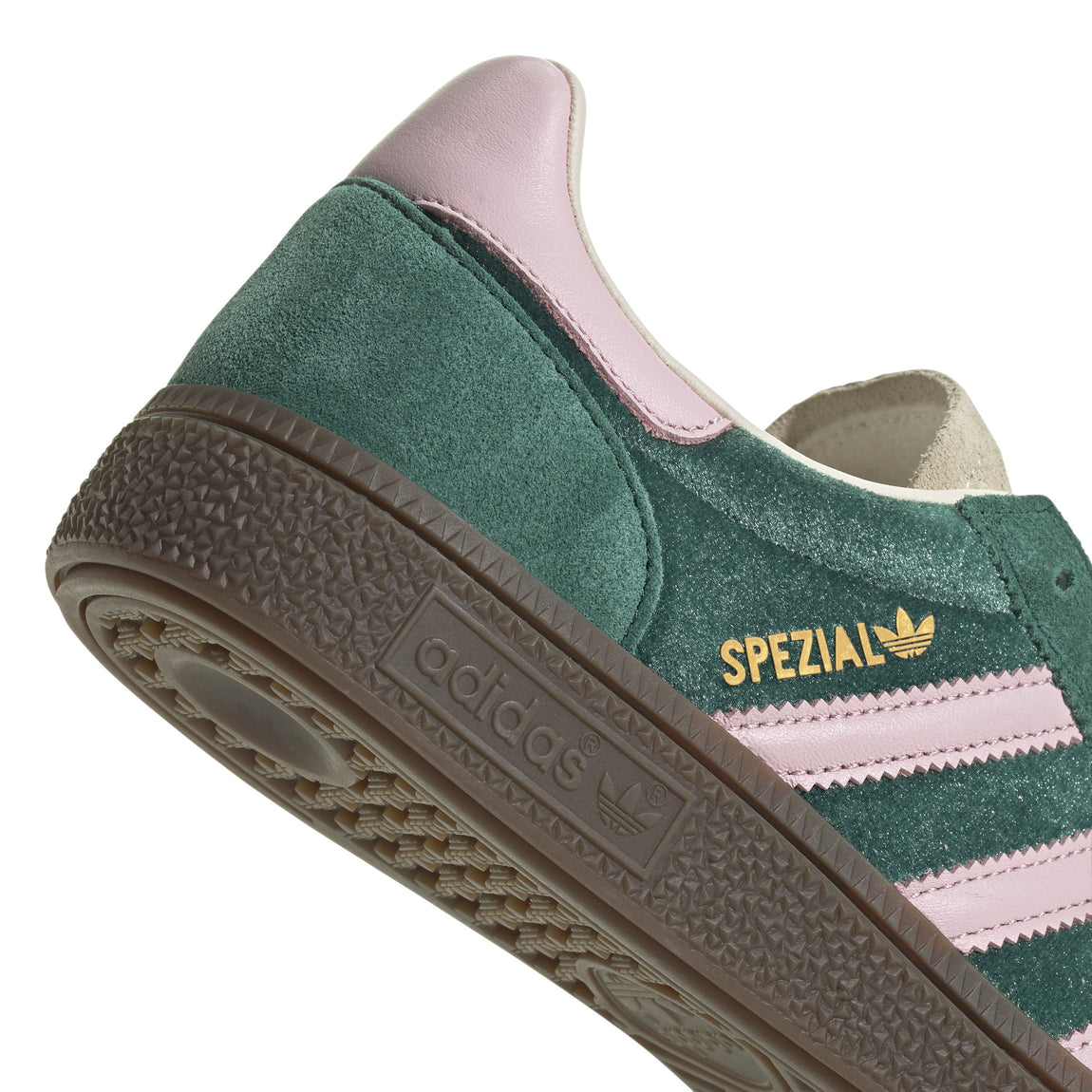 Women's Adidas Handball Spezial (Collegiate Green/Clear Pink/Cream White) - Women's Adidas Handball Spezial (Collegiate Green/Clear Pink/Cream White) - 