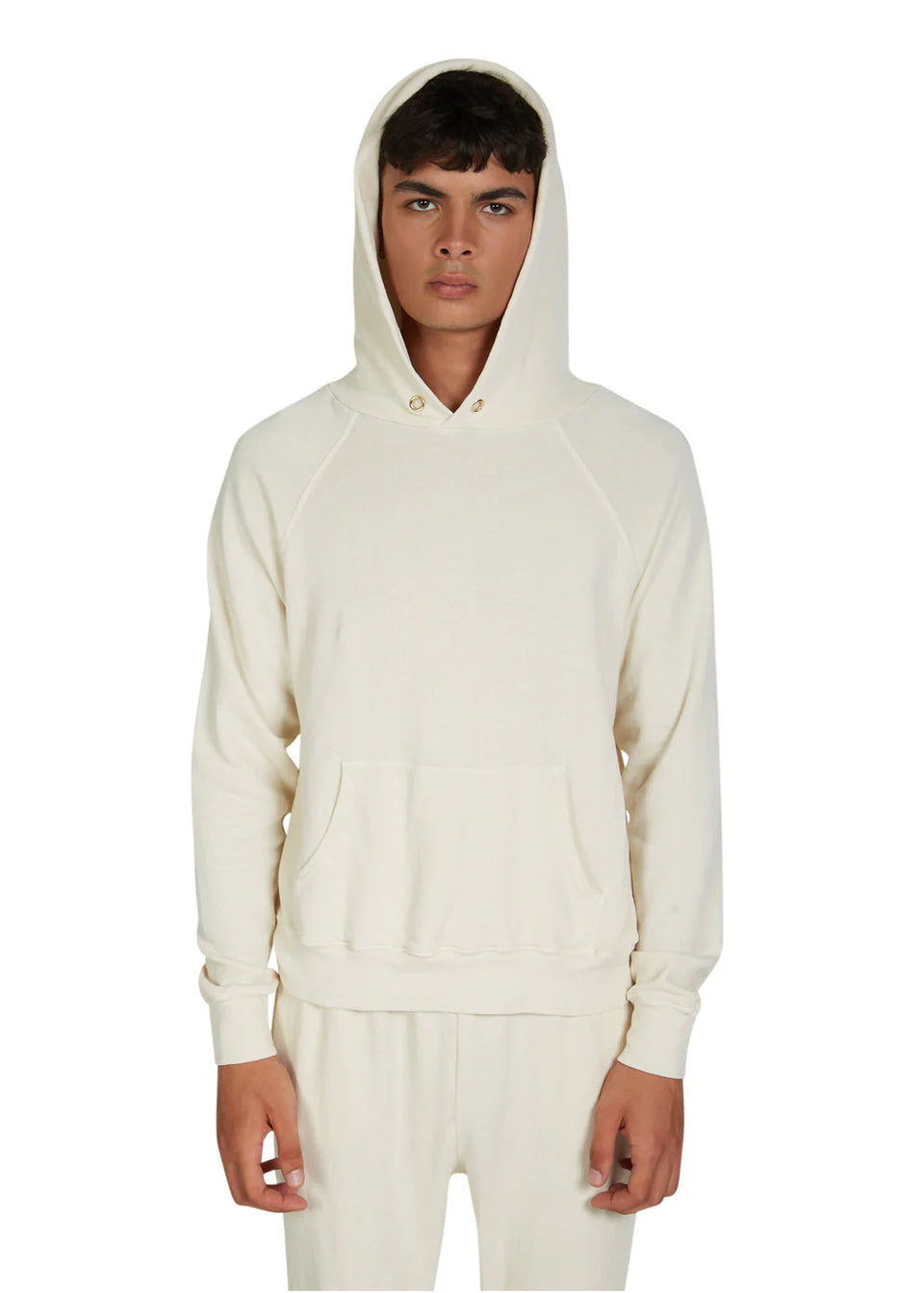 Les Tien French Terry Raglan Hoodie (Ivory) - Les Tien / Cotton Citizen