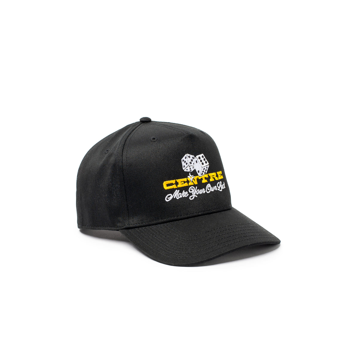 Centre Lucky Snapback Hat (Black) - Centre Lucky Snapback Hat (Black) - 