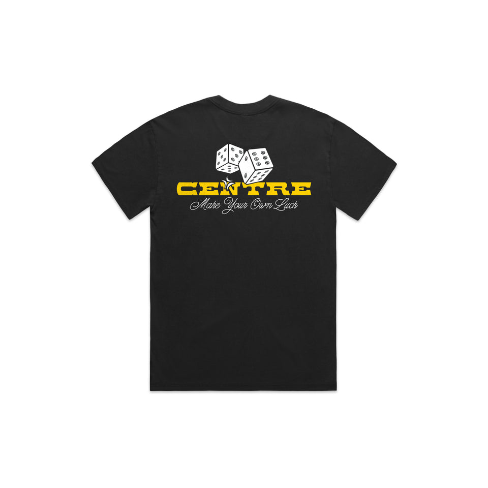 Centre Lucky Tee (Black) - Frozen Sale (Jan 2025)