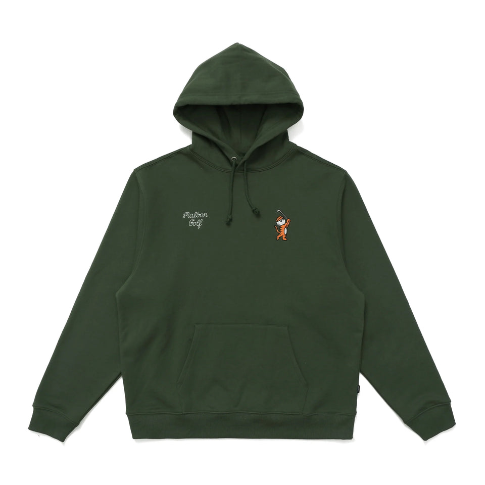 Malbon Golf Tiger Buckets Hoodie (Hunter Green) - Men's Apparel