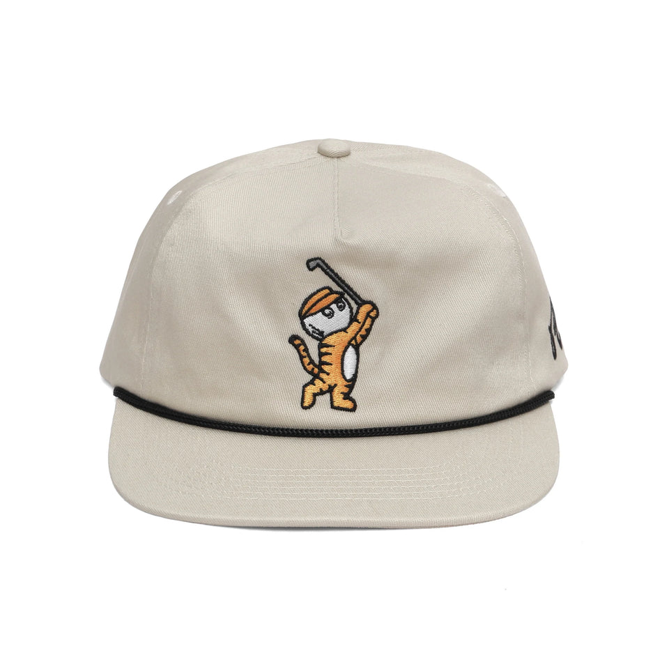 Malbon Golf Tiger Buckets Snapback (Khaki) - Accessories