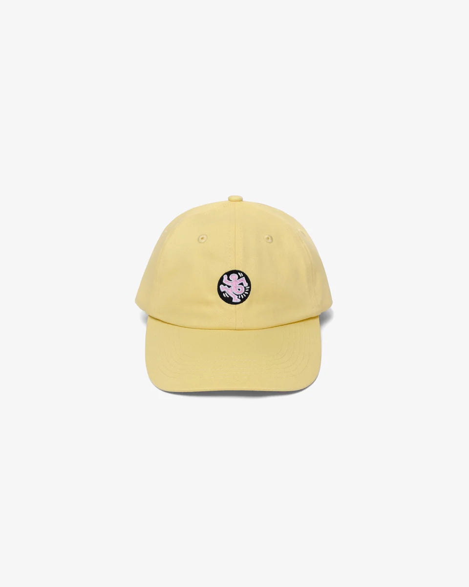 Malbon Golf X Keith Haring Dad Hat (Pale Yellow) - Malbon Golf