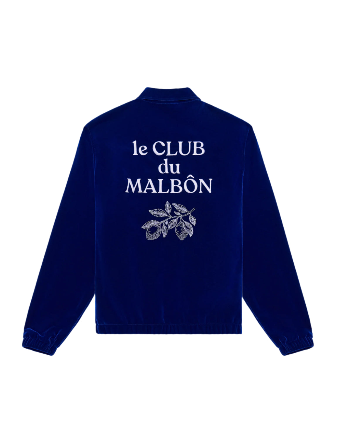 Malbon Golf Monte Carlo Jacquard Jacket (Blue) - Malbon Golf Monte Carlo Jacquard Jacket (Blue) - 