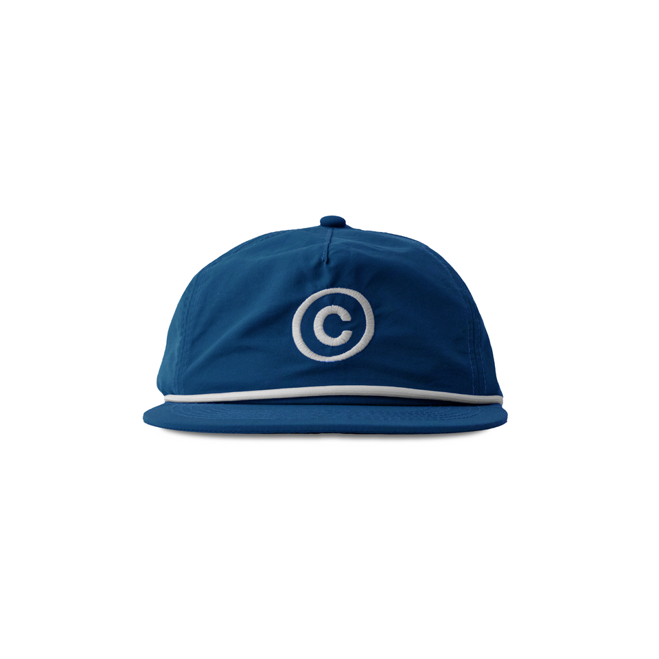 Centre X Malbon Golf Evergreen Nylon Rope Hat (Navy) - Centre - Accessories