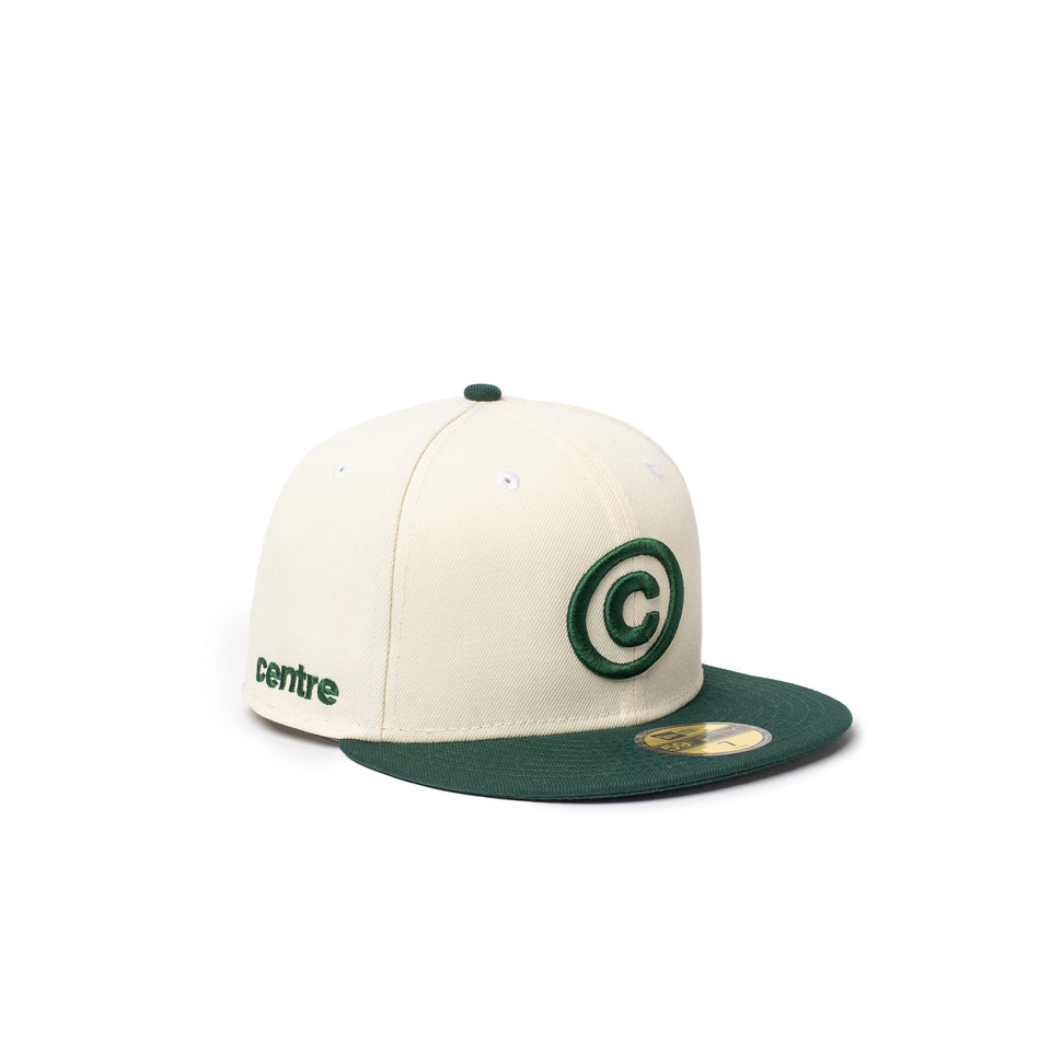 Centre x New Era 59FIFTY Icon Cap - Green (Chrome/Dark Green) - Hats