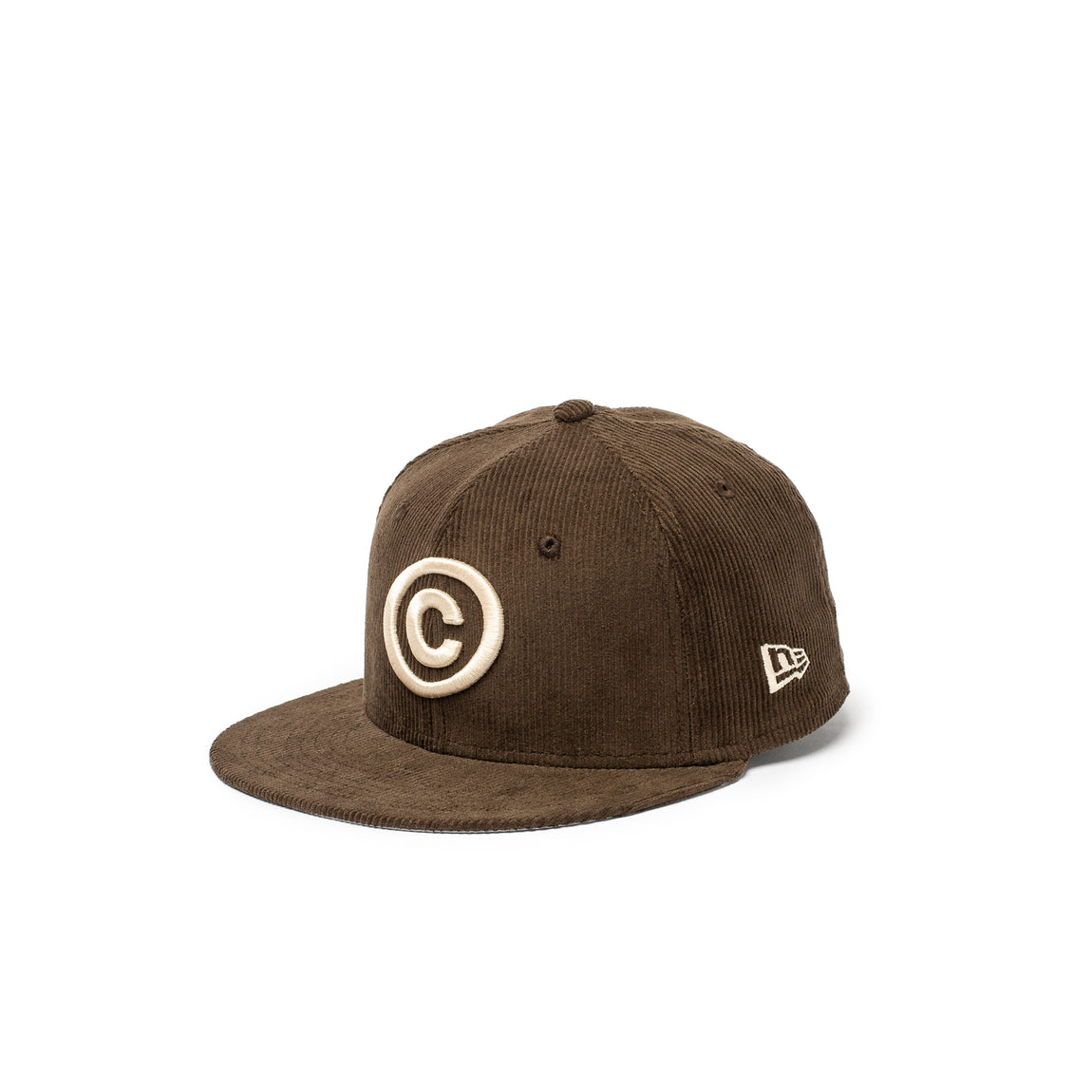 Centre x New Era 59FIFTY Icon Corduroy Cap (Walnut / Creme) - Centre x New Era 59FIFTY Icon Corduroy Cap (Walnut / Creme) - 