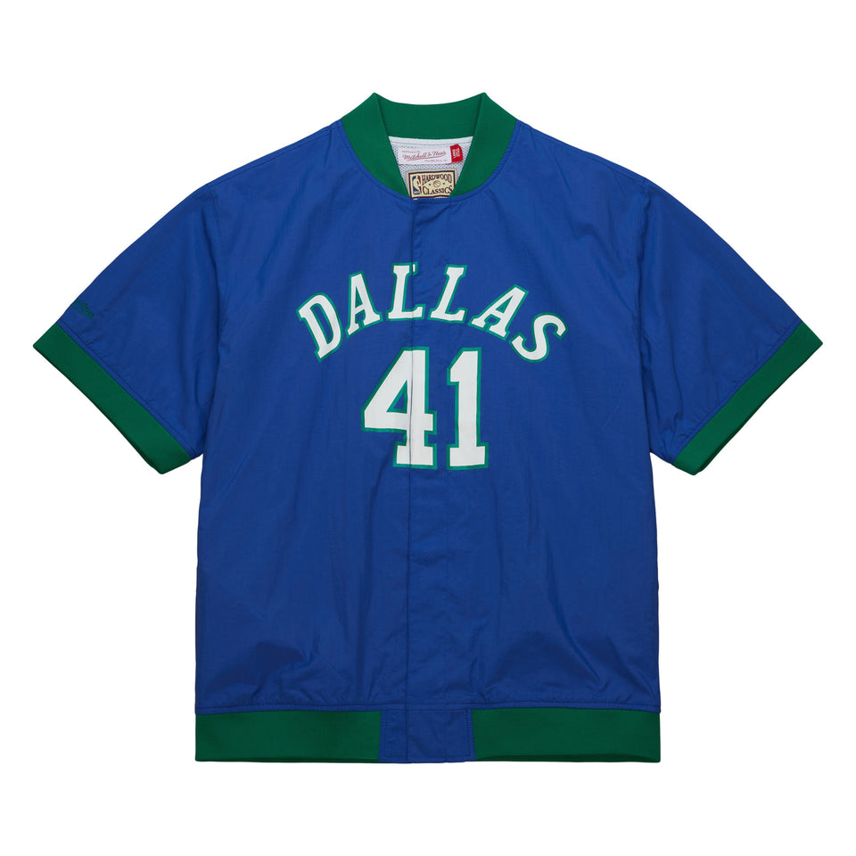 Mitchell & Ness NBA Dallas Mavericks Off Court SS Jacket ( Royal ) - Mitchell & Ness