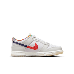 Nike Kids Dunk Low White GS (Paisley) - Nike Kids Dunk Low White GS (Paisley) - 