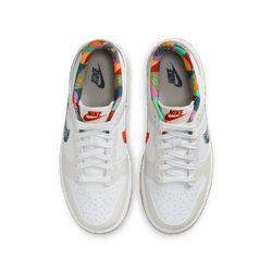 Nike Kids Dunk Low White GS (Paisley) - Nike Kids Dunk Low White GS (Paisley) - 