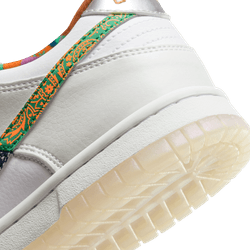 Nike Kids Dunk Low White GS (Paisley) - Nike Kids Dunk Low White GS (Paisley) - 