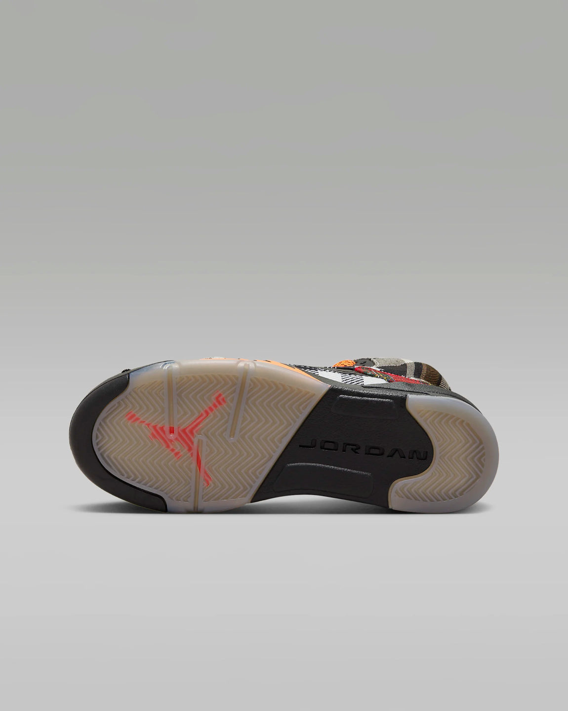 Air Jordan 5 Retro Plaid GS (Black/Total Orange-Dark Obsidian) 10/20 - Air Jordan 5 Retro Plaid GS (Black/Total Orange-Dark Obsidian) 10/20 - 
