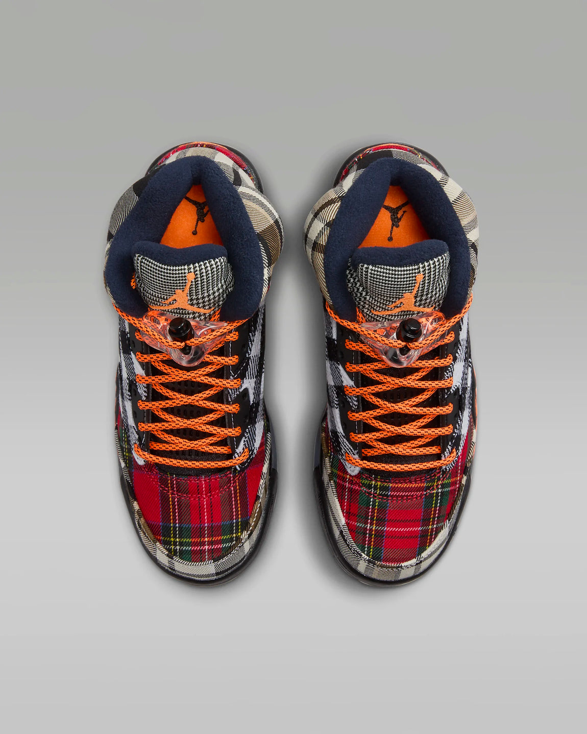 Air Jordan 5 Retro Plaid GS (Black/Total Orange-Dark Obsidian) 10/20 - Air Jordan 5 Retro Plaid GS (Black/Total Orange-Dark Obsidian) 10/20 - 
