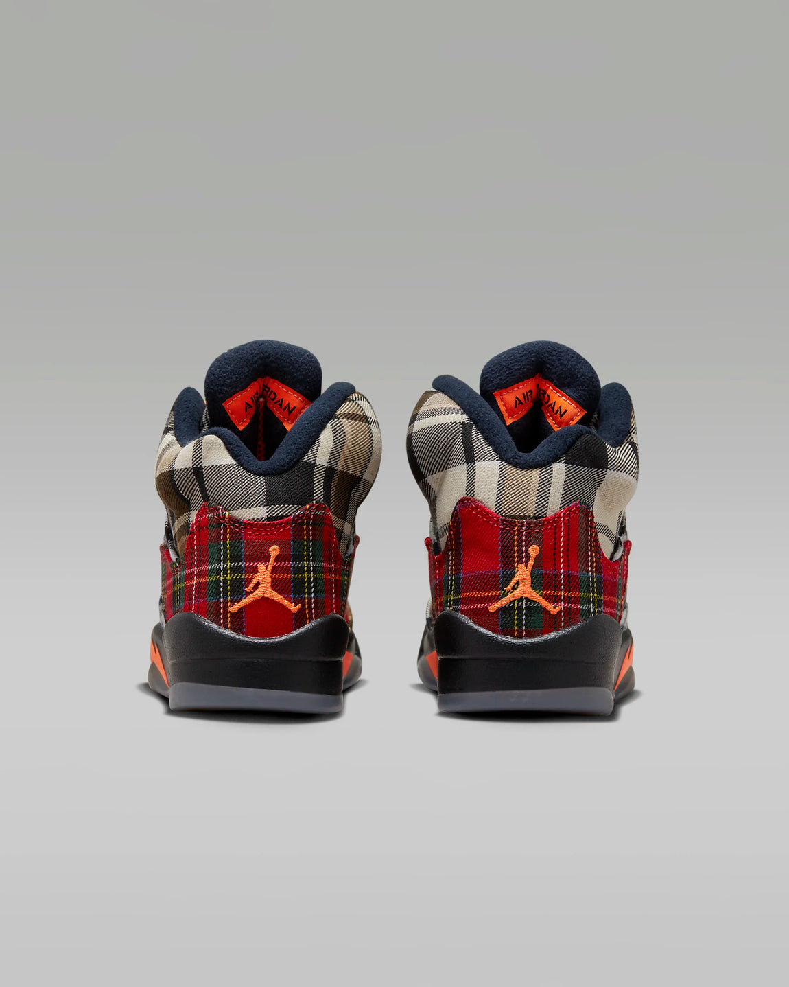 Air Jordan 5 Retro Plaid GS (Black/Total Orange-Dark Obsidian) 10/20 - Air Jordan 5 Retro Plaid GS (Black/Total Orange-Dark Obsidian) 10/20 - 