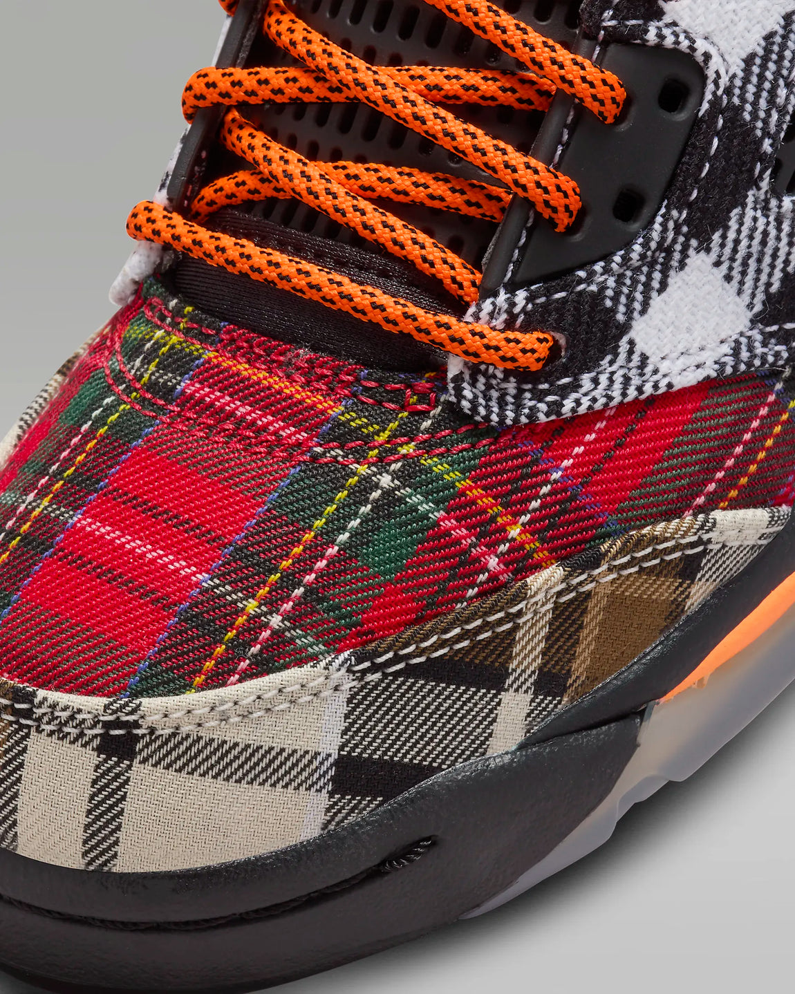 Air Jordan 5 Retro Plaid GS (Black/Total Orange-Dark Obsidian) 10/20 - Air Jordan 5 Retro Plaid GS (Black/Total Orange-Dark Obsidian) 10/20 - 