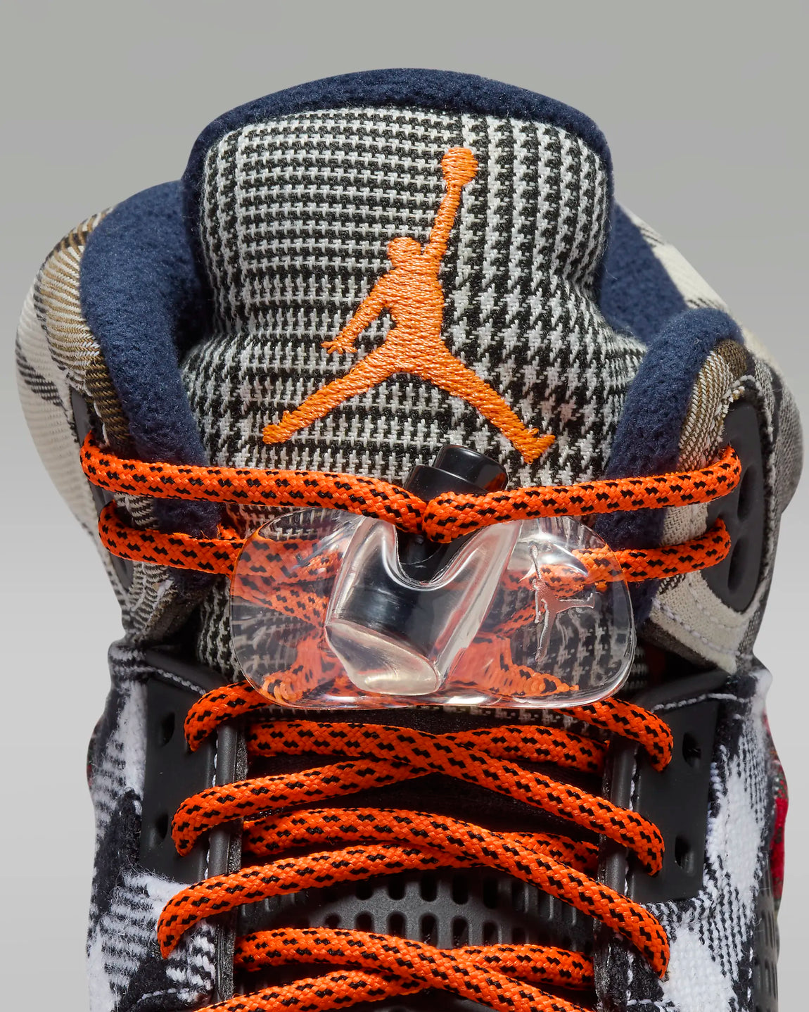 Air Jordan 5 Retro Plaid GS (Black/Total Orange-Dark Obsidian) 10/20 - Air Jordan 5 Retro Plaid GS (Black/Total Orange-Dark Obsidian) 10/20 - 
