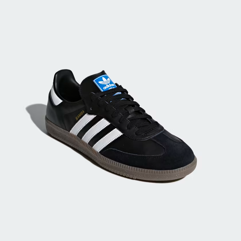 Adidas Samba OG Core (Core Black/Cloud White/Gum) - Adidas Samba OG Core (Core Black/Cloud White/Gum) - 