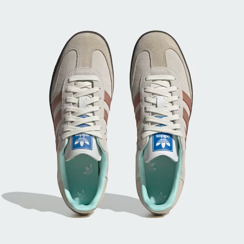 Adidas Samba OG (Crystal White/Clay Strata-Gum) - Adidas Samba OG (Crystal White/Clay Strata-Gum) - 