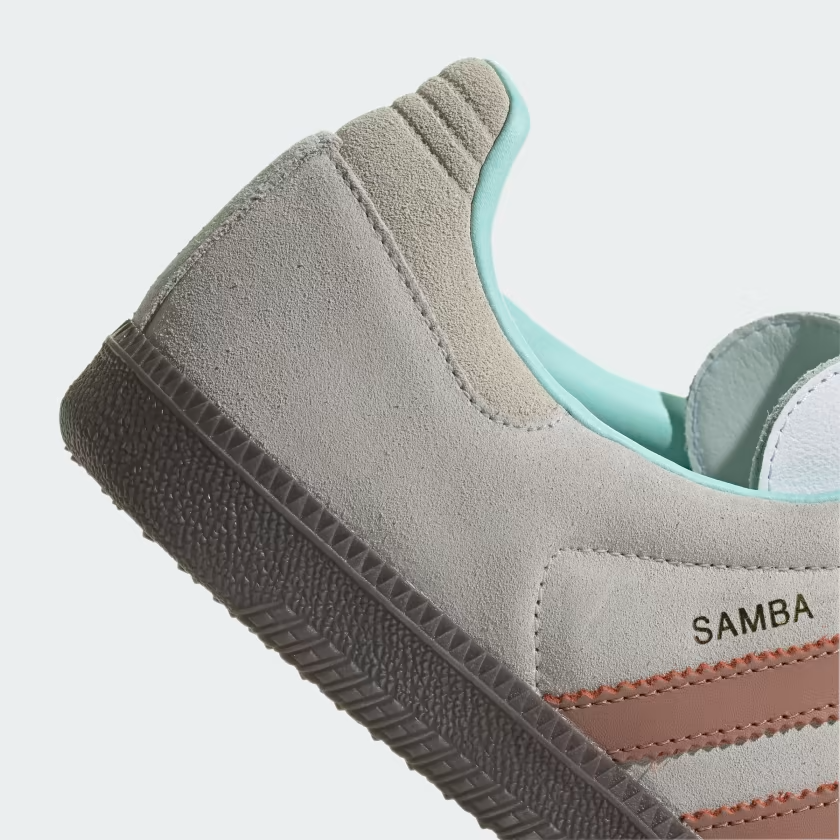 Adidas Samba OG (Crystal White/Clay Strata-Gum) - Adidas Samba OG (Crystal White/Clay Strata-Gum) - 