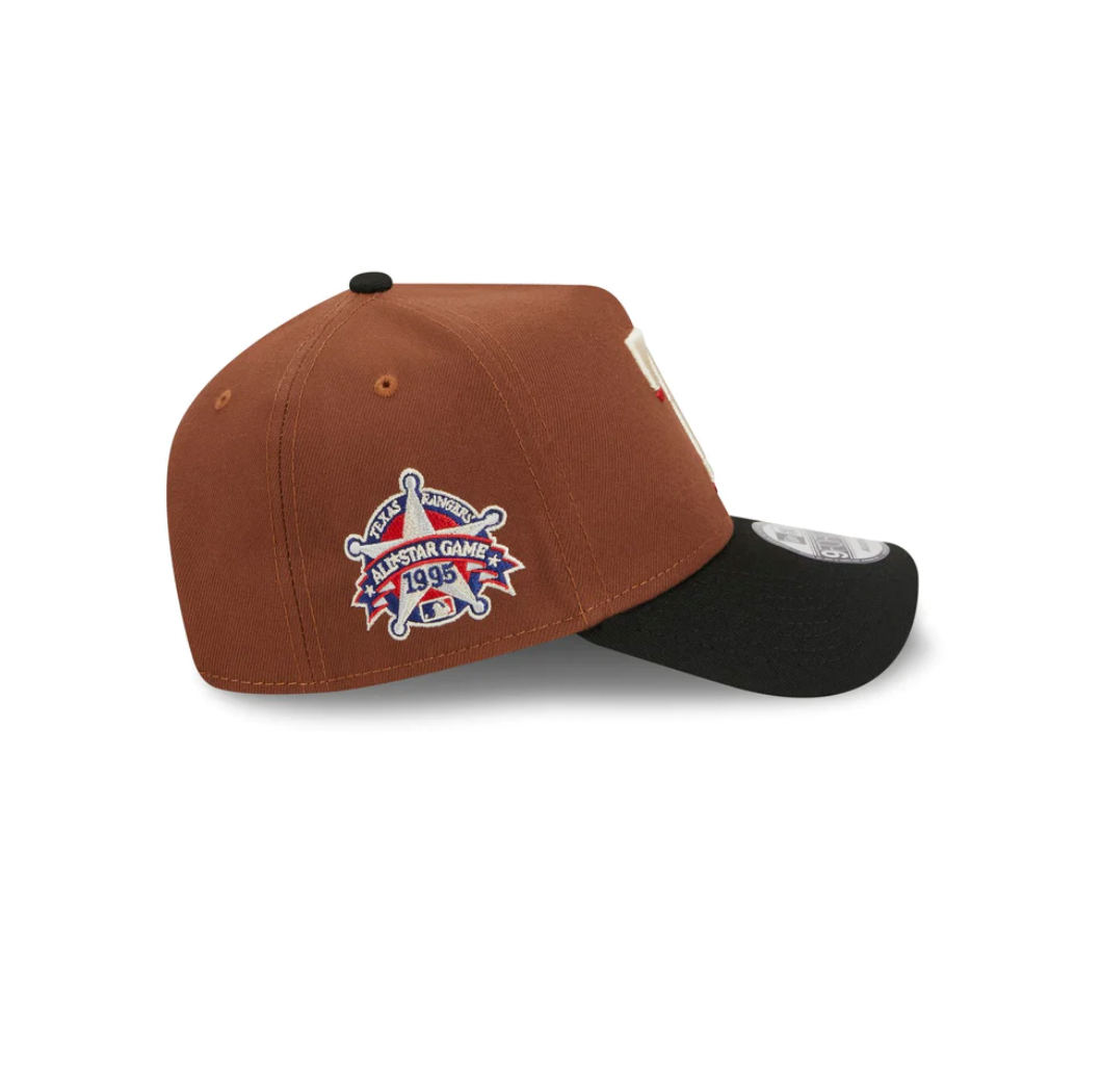 New Era 9FORTY Texas Rangers Harvest A-Frame Snapback Hat - New Era 9FORTY Texas Rangers Harvest A-Frame Snapback Hat - 