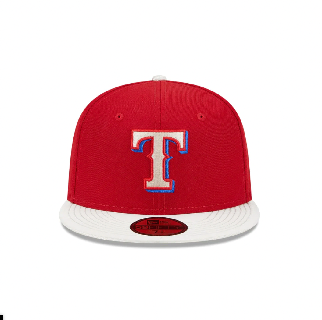 New Era 59FIFTY Texas Rangers Team Shimmer Fitted Hat - New Era 59FIFTY Texas Rangers Team Shimmer Fitted Hat - 