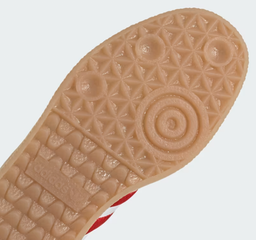 Women's Adidas Sambae (Cloud White / Scarlet Red / Gum) - Women's Adidas Sambae (Cloud White / Scarlet Red / Gum) - 