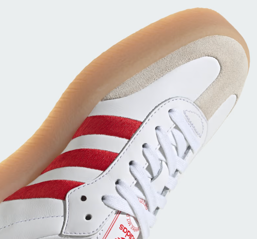 Women's Adidas Sambae (Cloud White / Scarlet Red / Gum) - Women's Adidas Sambae (Cloud White / Scarlet Red / Gum) - 