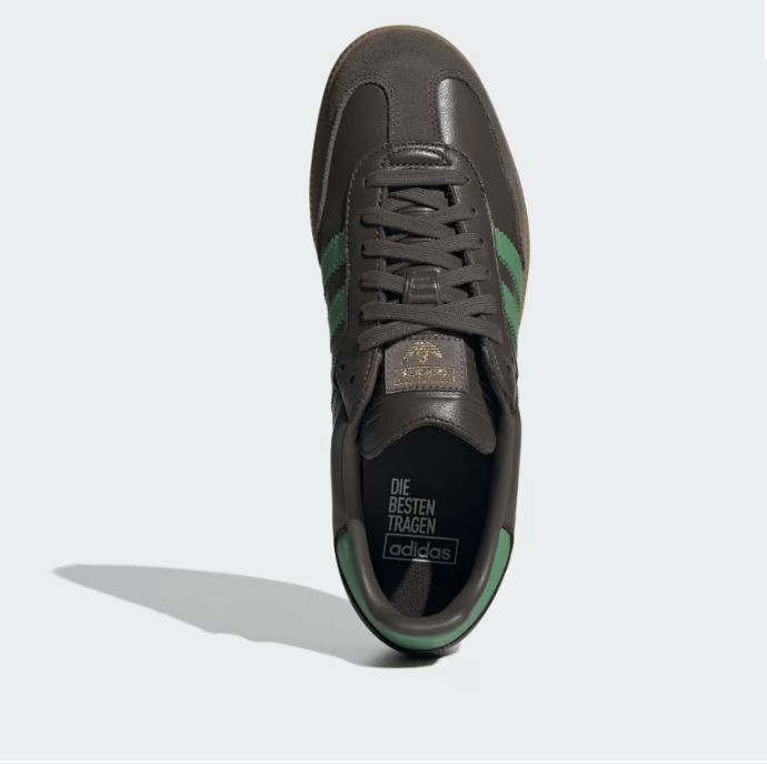 Adidas Samba OG ( Olive / Preloved Green / Gum 4 ) - Adidas Samba OG ( Olive / Preloved Green / Gum 4 ) - 