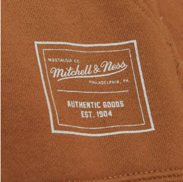 Mitchell & Ness Branded Athletic Department Hoodie ( Brown ) - Mitchell & Ness Branded Athletic Department Hoodie ( Brown ) - 