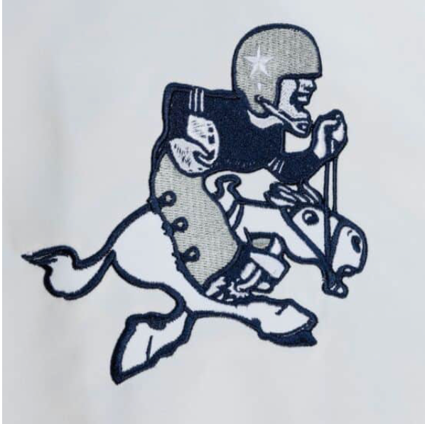 Mitchell & Ness Dallas Cowboys NFL City Collection Jacket ( White / Navy ) - Mitchell & Ness Dallas Cowboys NFL City Collection Jacket ( White / Navy ) - 