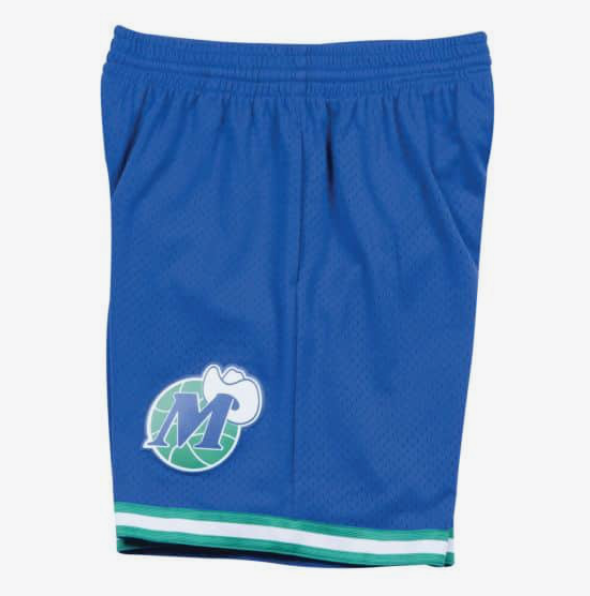 Mitchell & Ness NBA Dallas Mavericks Swingman Road Shorts ( Royal ) - Mitchell & Ness NBA Dallas Mavericks Swingman Road Shorts ( Royal ) - 