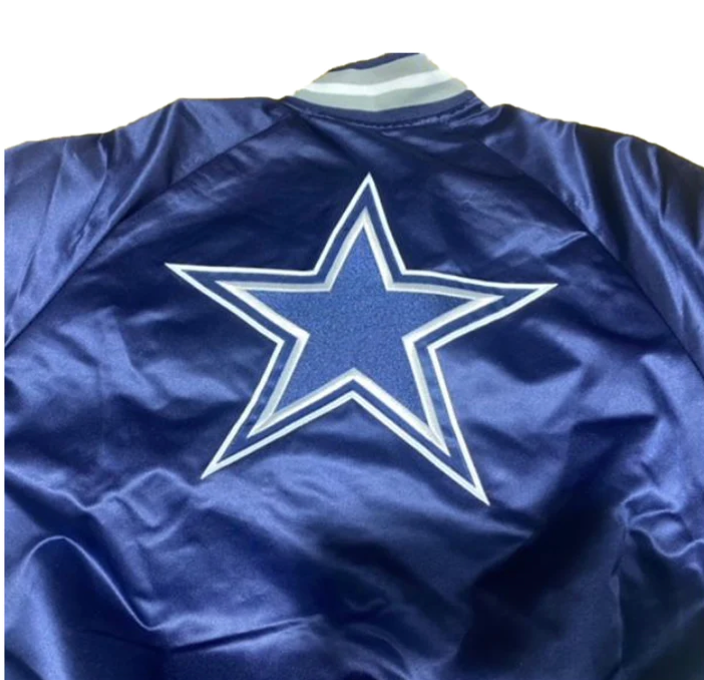 Mitchell & Ness NFL Dallas Cowboys Double Clutch Jacket ( Navy ) - Mitchell & Ness NFL Dallas Cowboys Double Clutch Jacket ( Navy ) - 