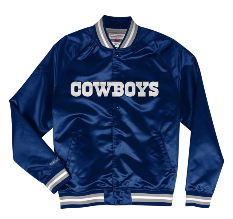 Mitchell & Ness NFL Dallas Cowboys Double Clutch Jacket ( Navy ) - Products