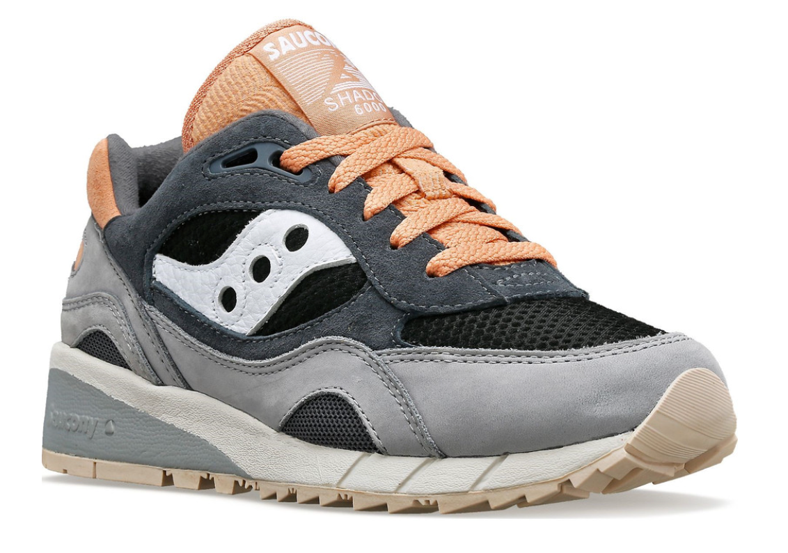 Women's Saucony Shadow 6000 ( Grey / Black ) - Women's Saucony Shadow 6000 ( Grey / Black ) - 