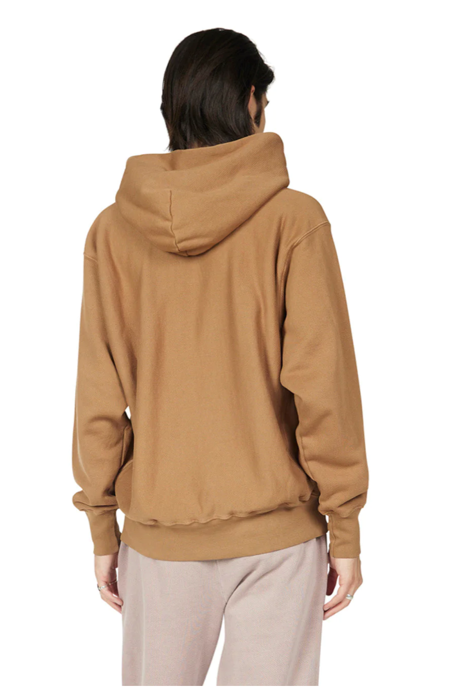 Les Tien Heavyweight Hoodie (Washed Brown) - Les Tien Heavyweight Hoodie (Washed Brown) - 