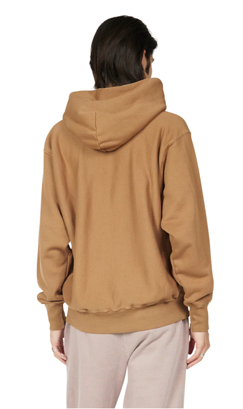 Les Tien Heavyweight Hoodie (Washed Brown) - Les Tien Heavyweight Hoodie (Washed Brown) - 