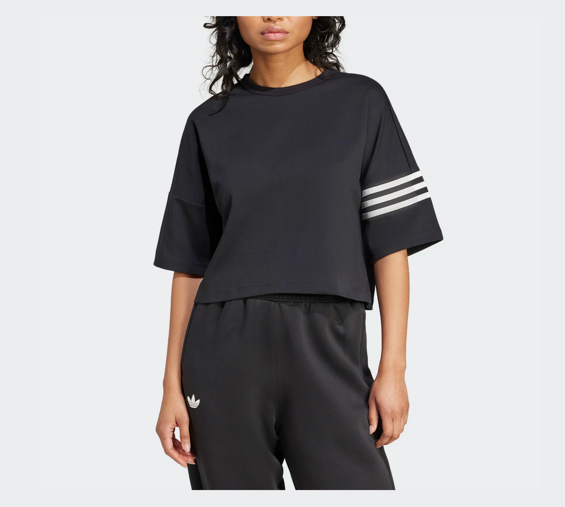 Women's Adidas Adicolor Neuclassics Tee (Black) - Women's Adidas Adicolor Neuclassics Tee (Black) - 
