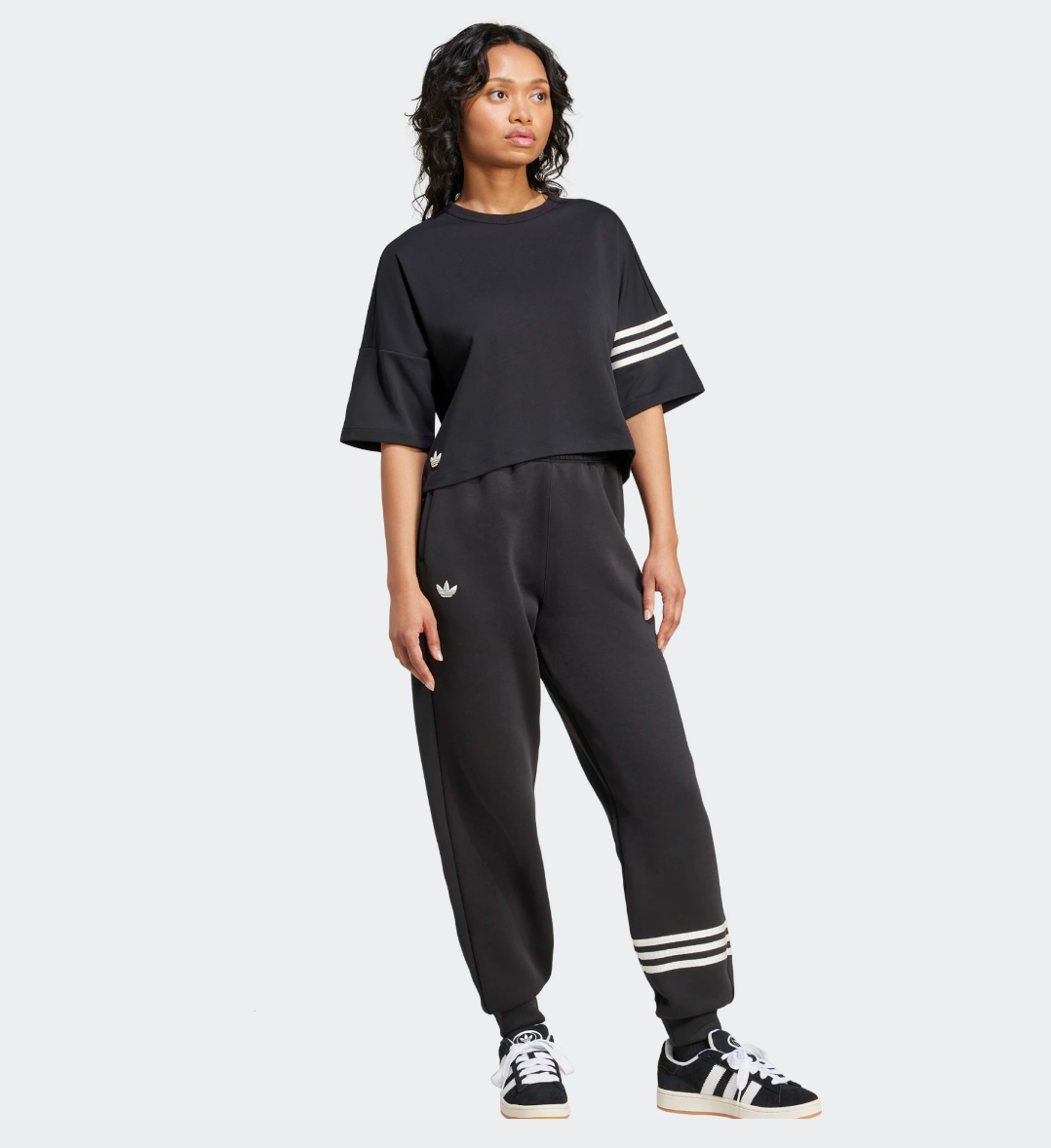 Women's Adidas Adicolor Neuclassics Tee (Black) - Women's Adidas Adicolor Neuclassics Tee (Black) - 