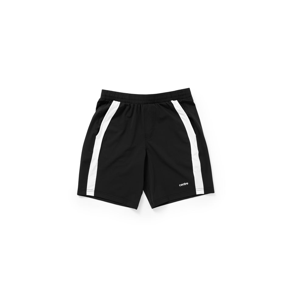 Centre X REDVANLY Parnell Tennis Short (Tuxedo Black) - Centre - Bottoms