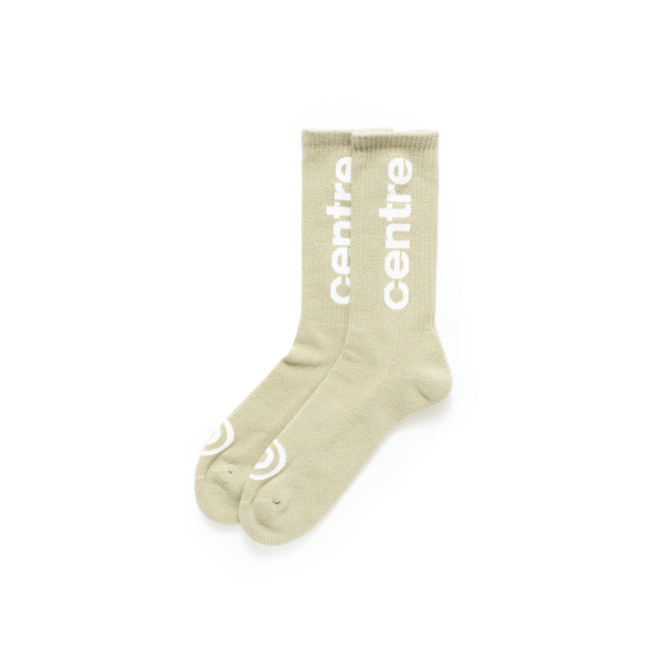 Centre Premium Casual Crew Socks (Sage) - july 2022 sale