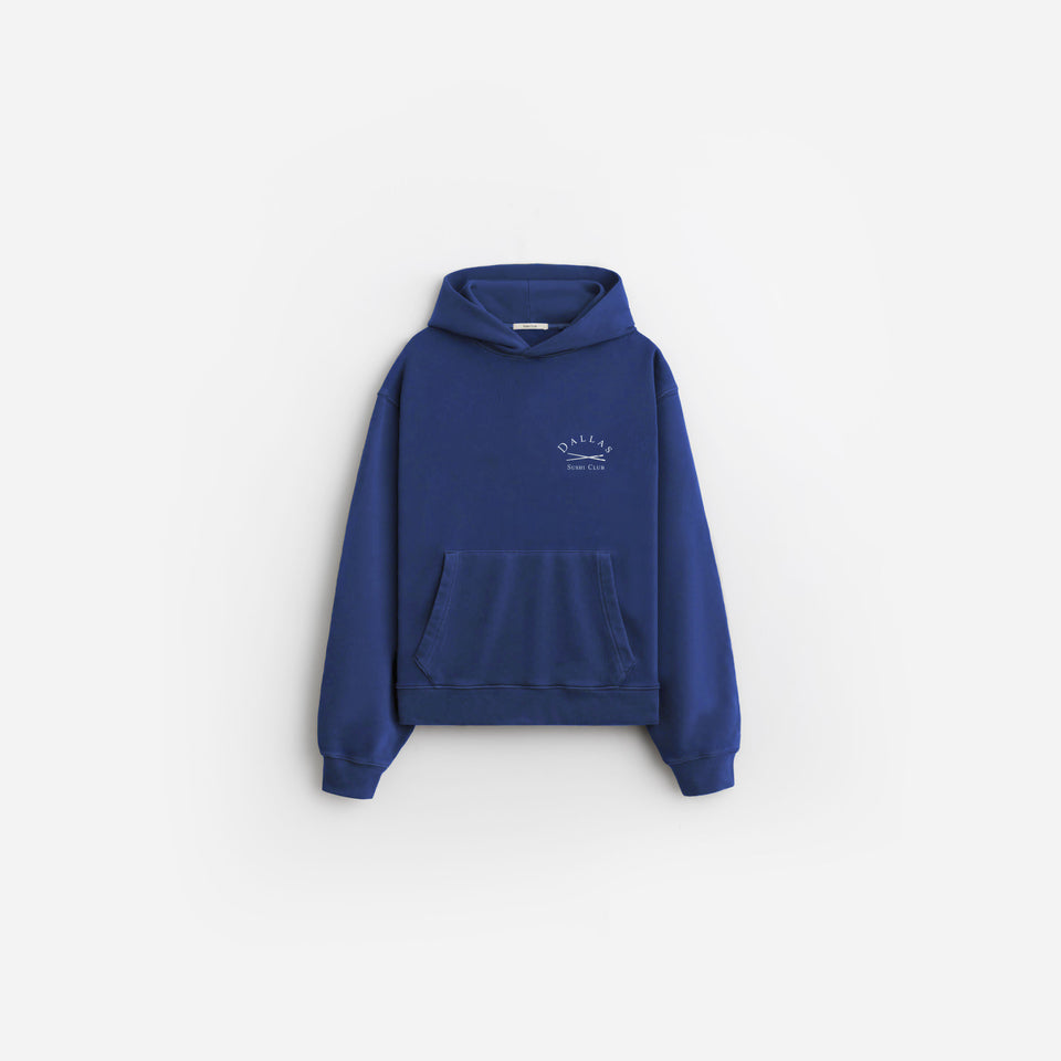 Dallas Sushi Club Hoodie - Vintage Washed (Navy) - Dallas Sushi Club