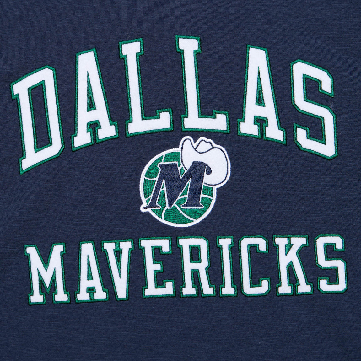 Mitchell & Ness NBA Dallas Mavericks Vintage Logo Legendary Slub Tee ( Navy ) - Mitchell & Ness NBA Dallas Mavericks Vintage Logo Legendary Slub Tee ( Navy ) - 