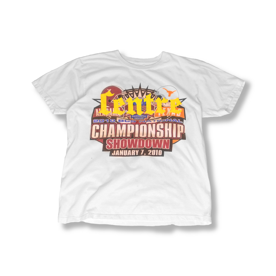 Centre Upcycled BCS National Champs Tee (White) - Men's Apparel