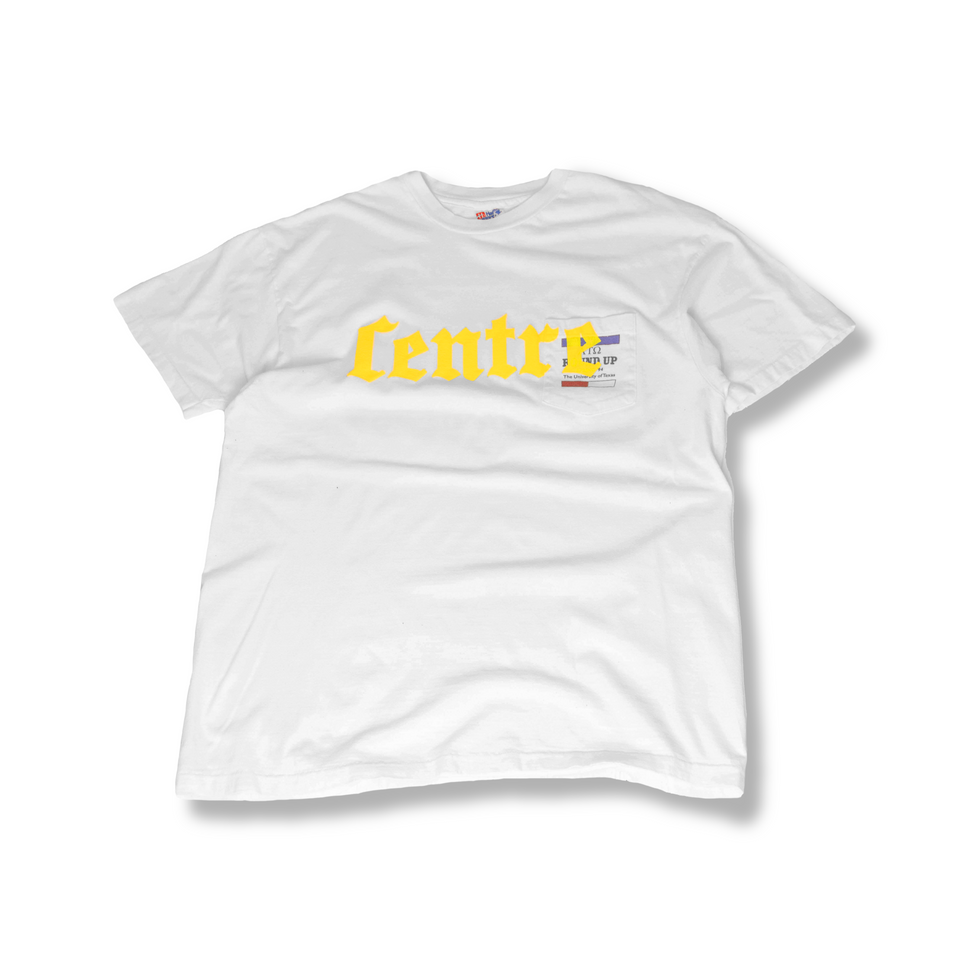 Centre Upcycled Round Up Tee (White) - Men's Apparel