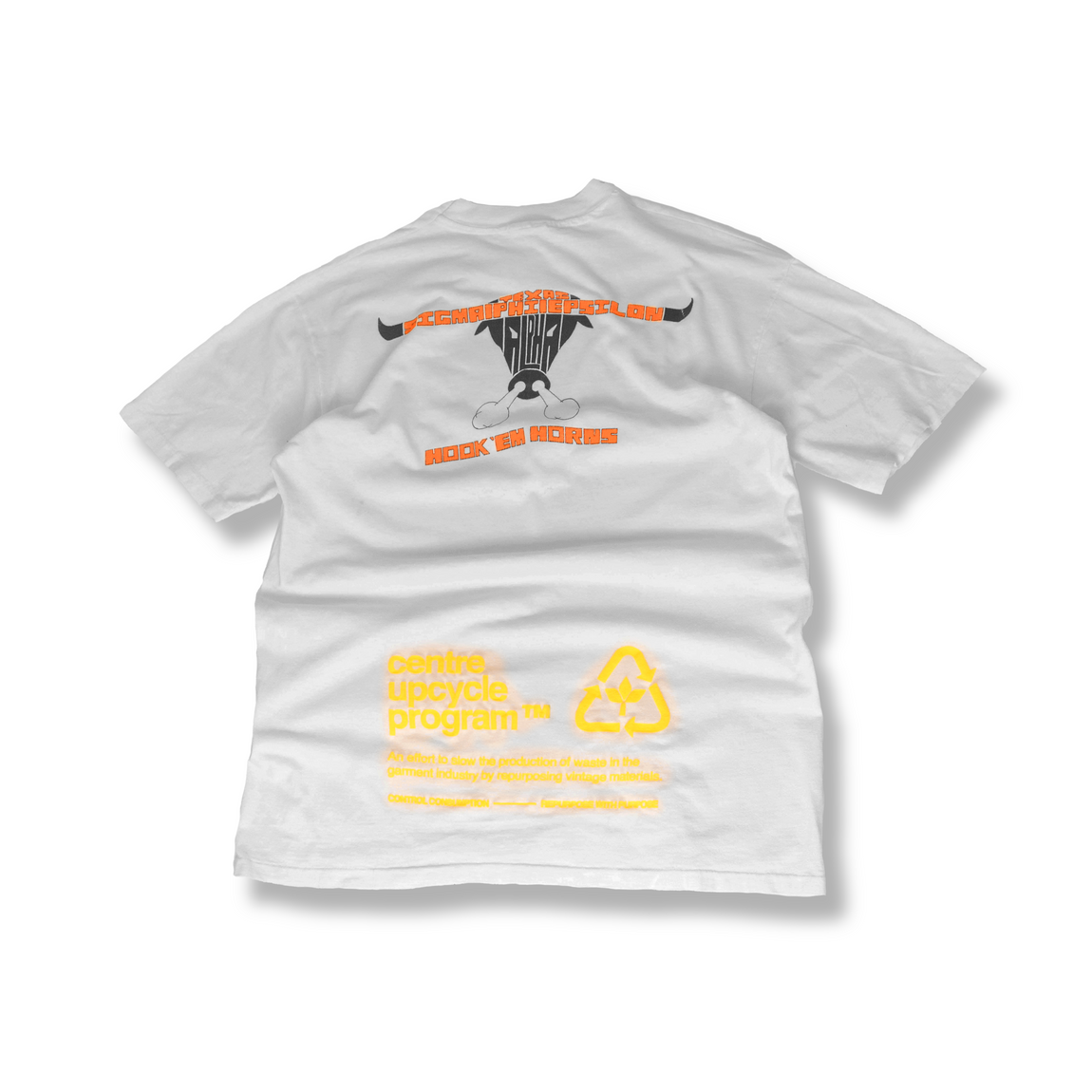 Centre Upcycled OU Weekend Tee (White) - Centre Upcycled OU Weekend Tee (White) - 