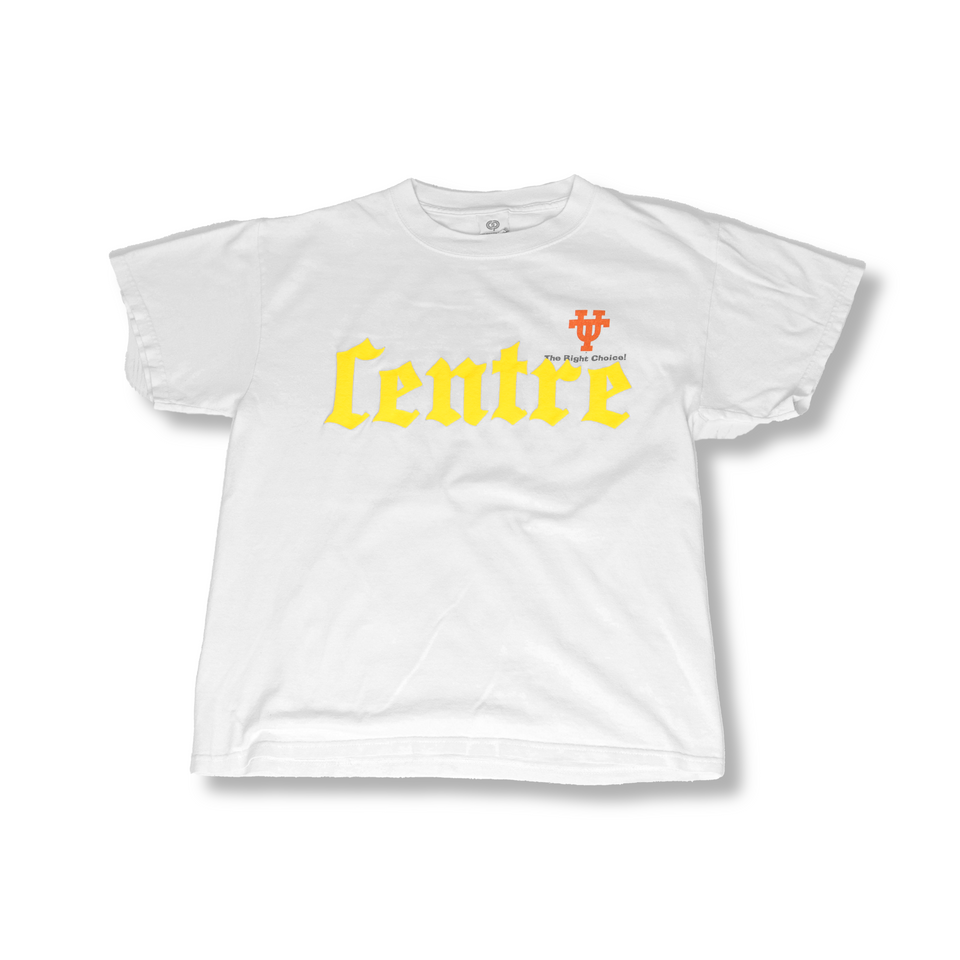 Centre Upcycled Right Choice Tee (White) - Men's Apparel