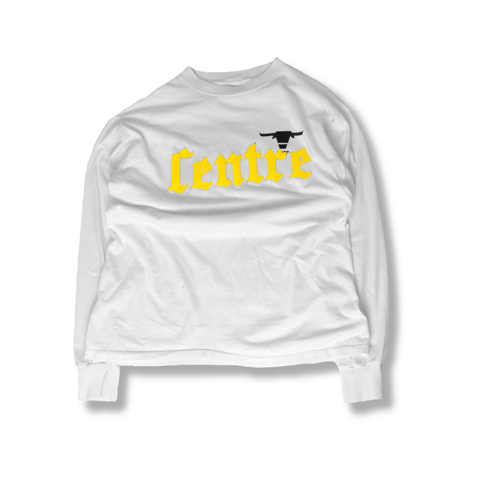 Centre Upcycled Aggies Game '85 L/S Tee (White) - Men's Apparel