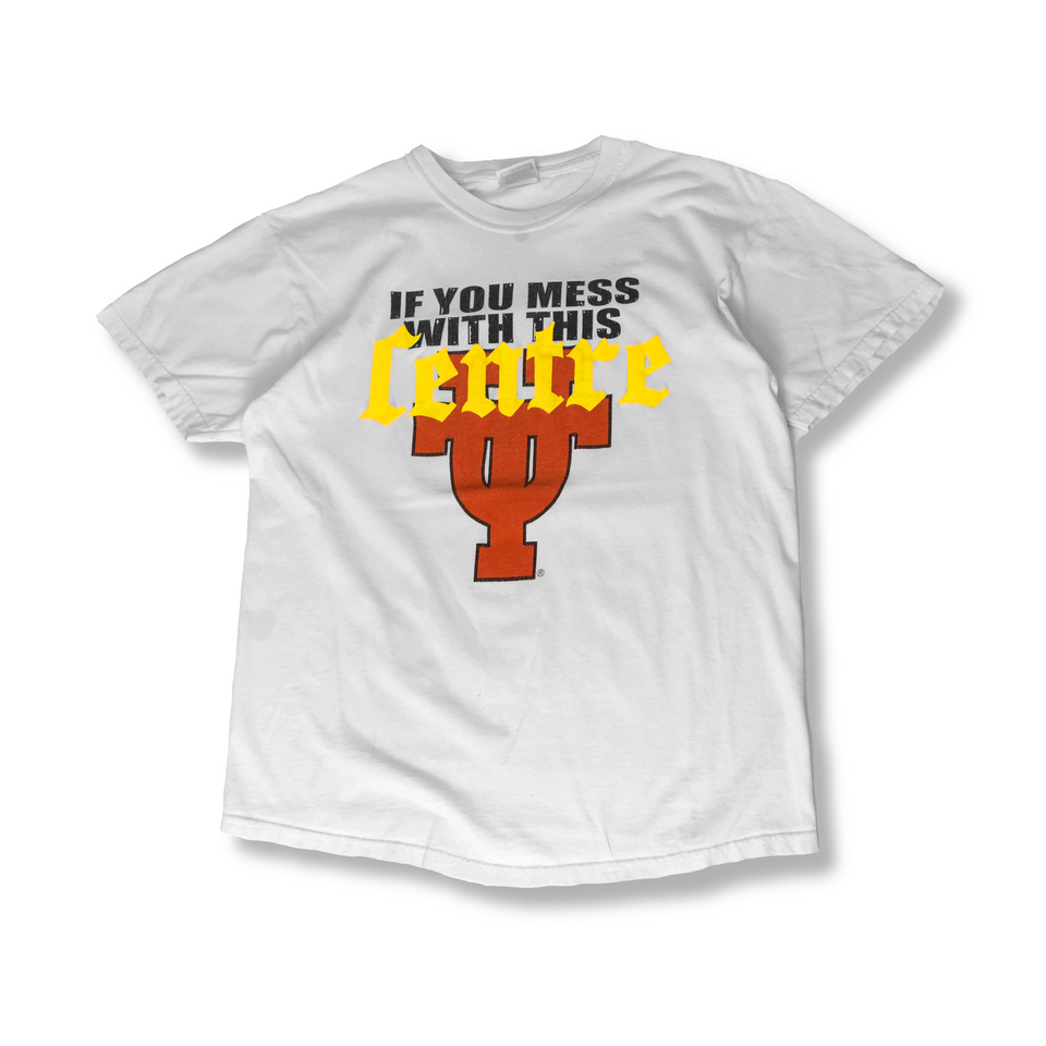 Centre Upcycled Mess Tee (White) - Men's Apparel