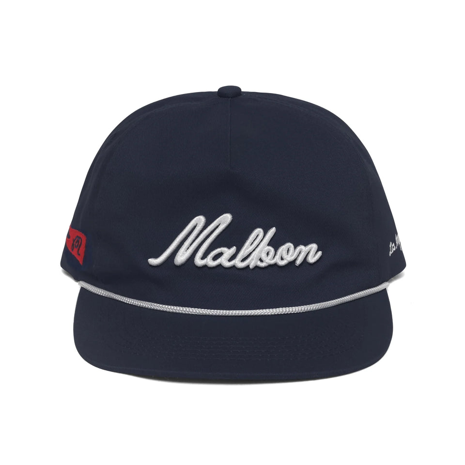 Malbon Golf Winston Rope Hat (Navy) - Hats